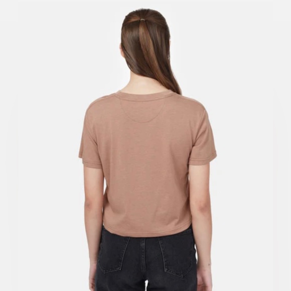 Cropped T-shirt Earth First XL, mushroom color - Picture 2 of 6